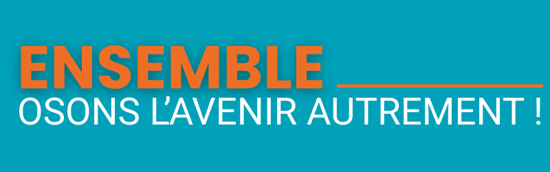 Logo Ensemble, osons l'avenir autrement - Elections municipales Le Faou 2026
